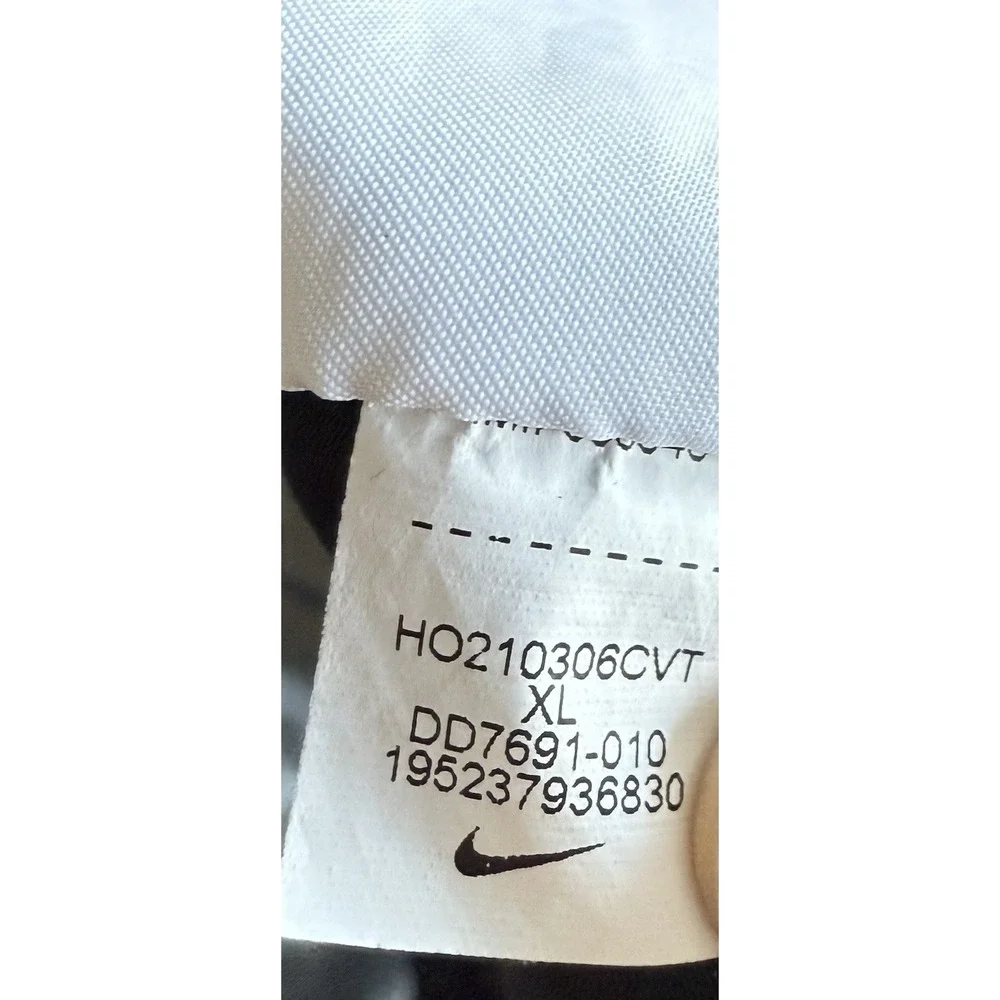 Unisex Youth‎ Nike Dry Fit Long Sleeve Shirt Loose Black Size XL 14-16 Swoosh
